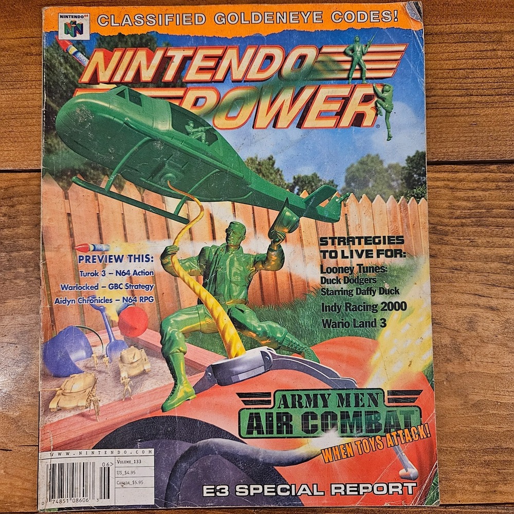 VTG Nintendo Power Vol. 133 June Army Men Air Combat E3 N64 Magazine